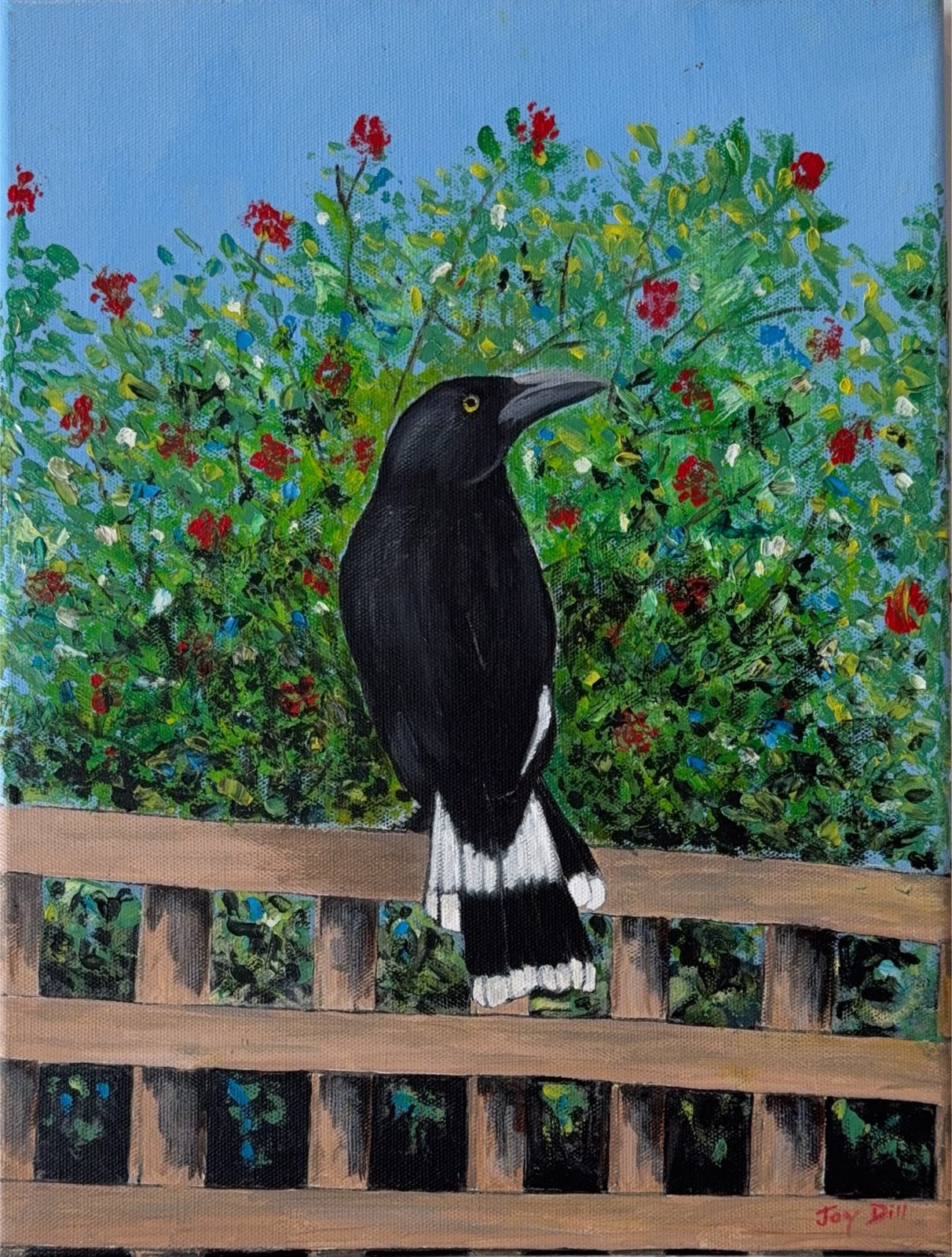 Perch Among Petals by Joy Dill